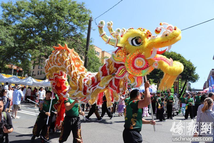 西雅圖華埠國際區(qū)舉行“龍節(jié)”亞洲街市活動(dòng)