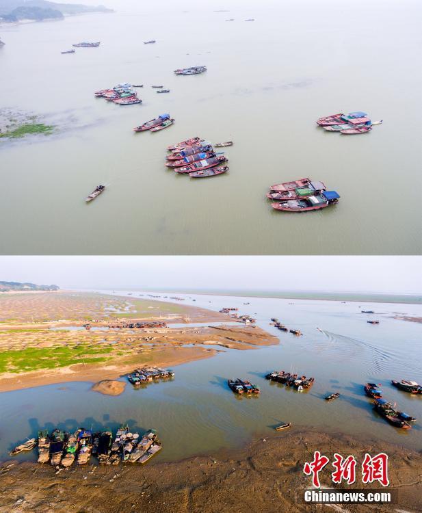 上游來水增多 中國(guó)最大淡水湖鄱陽(yáng)湖水面增加