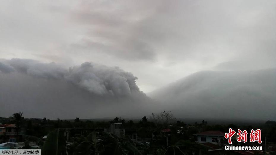 菲律賓馬榮火山活動(dòng)頻繁 進(jìn)入三級(jí)預(yù)警狀態(tài)