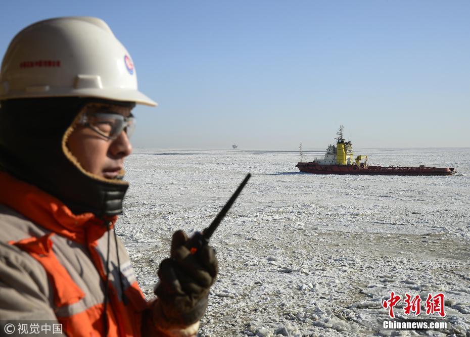 他們在中國最北海上油田“抗冰” 海冰撞擊堪比地震