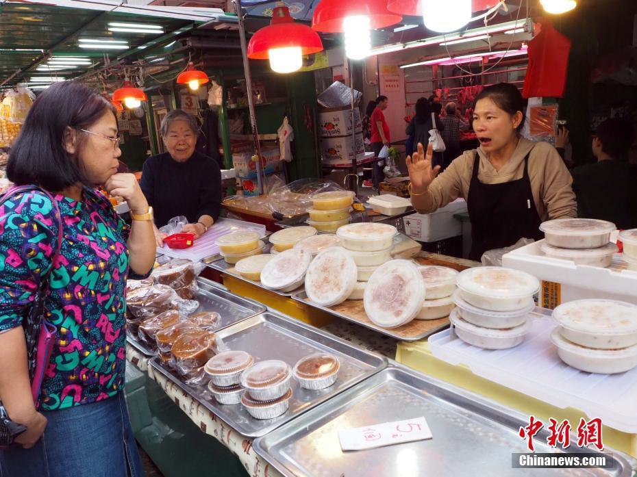 香港應(yīng)節(jié)年糕琳瑯滿目