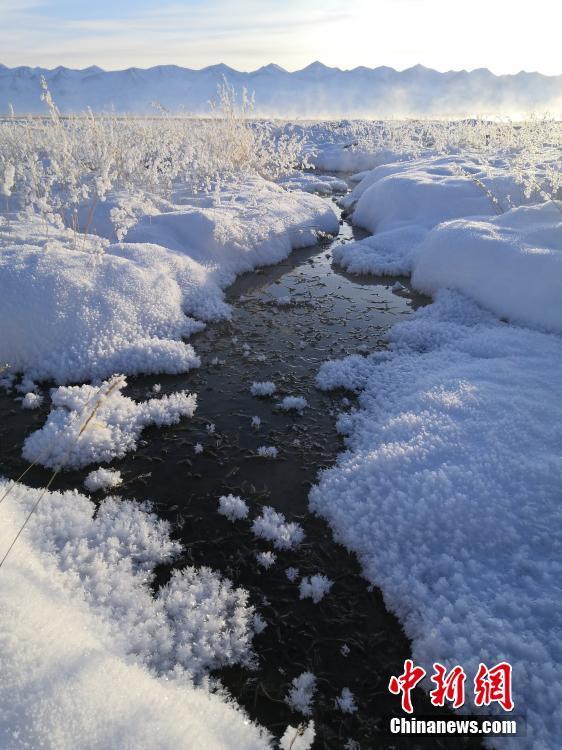 新疆巴音布魯克雪景美如畫(huà)