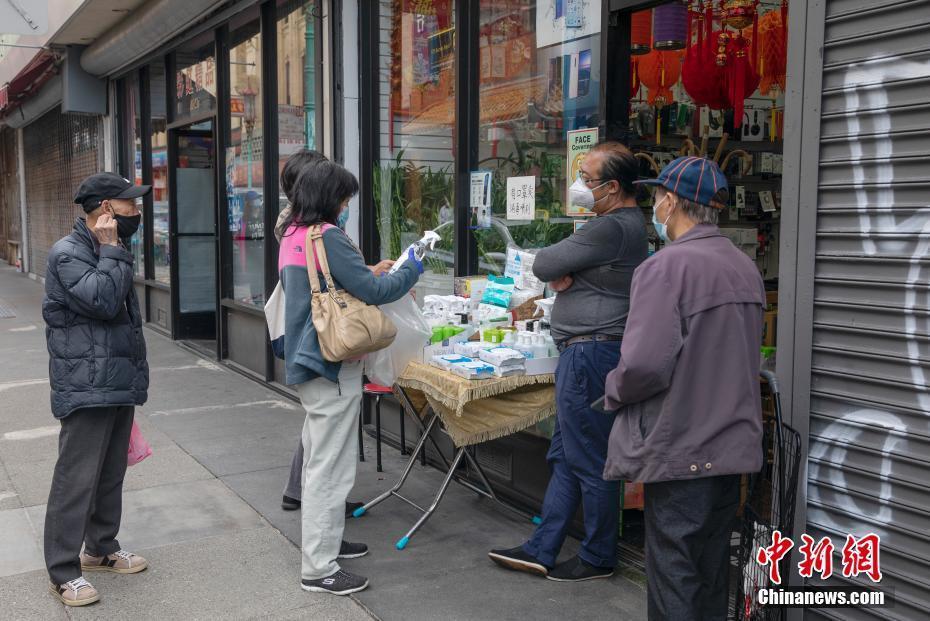 美國舊金山進一步重啟經濟 華埠冷冷清清