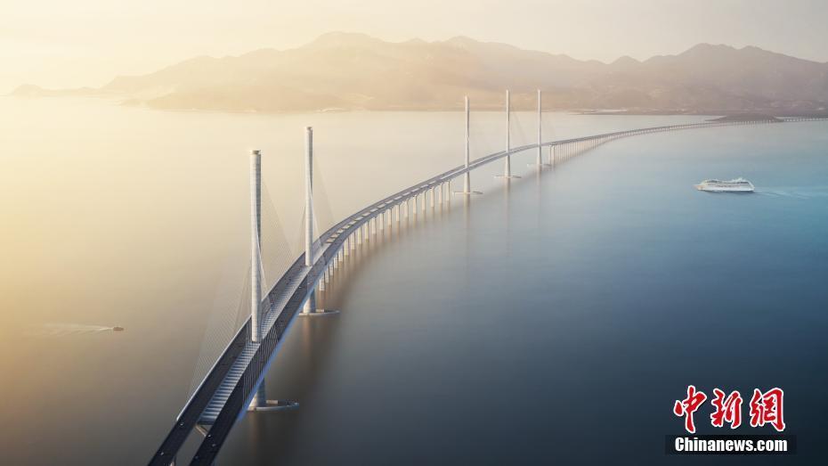 黄茅海跨海通道项目开工 粤港澳大湾区再添新通道