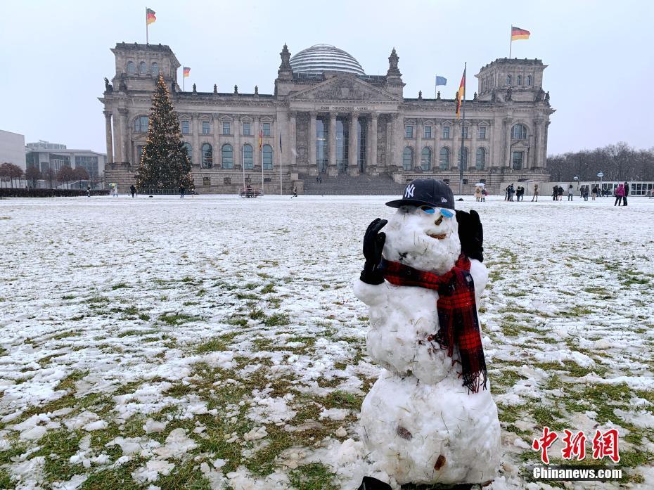 德國柏林迎來2021年初雪