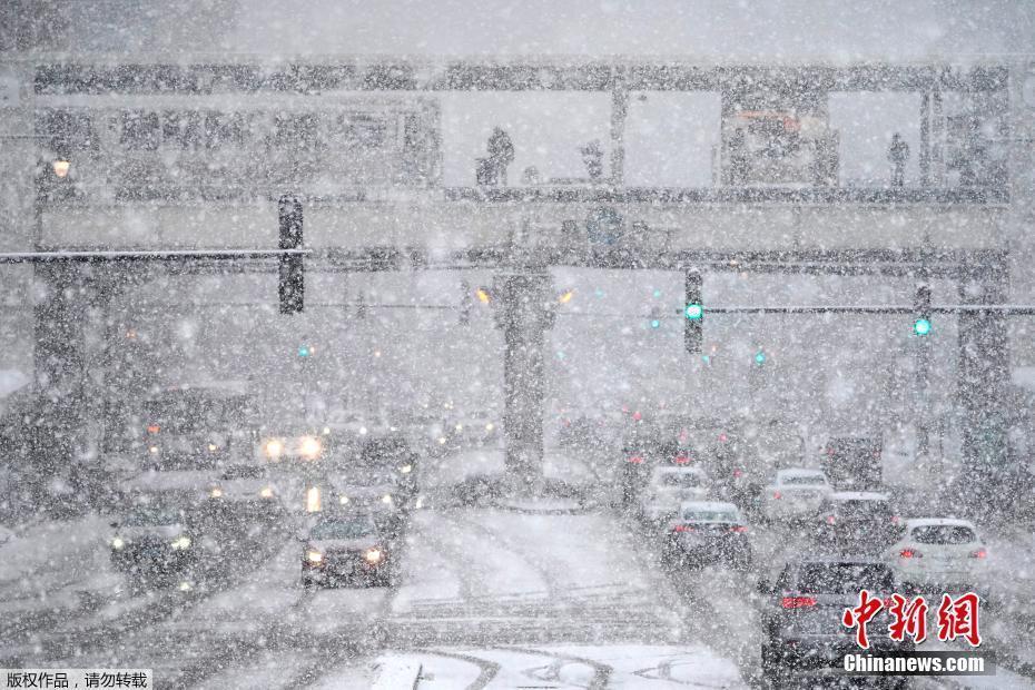 美國暴雪后迎來極端低溫 芝加哥氣溫降至冰點