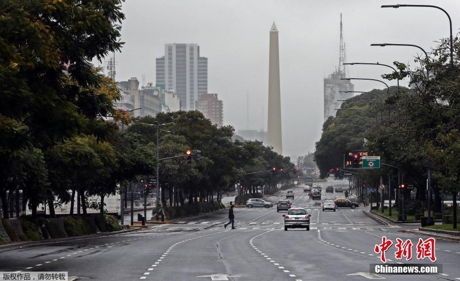 阿根廷布宜諾斯艾利斯“封城” 街頭行人稀少