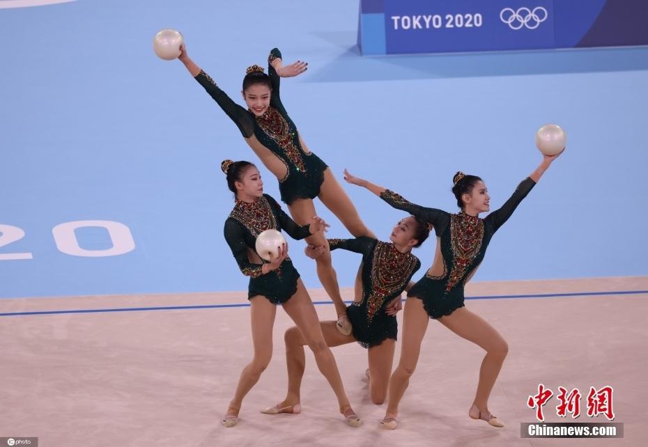 中国队获艺术体操团体全能第4名