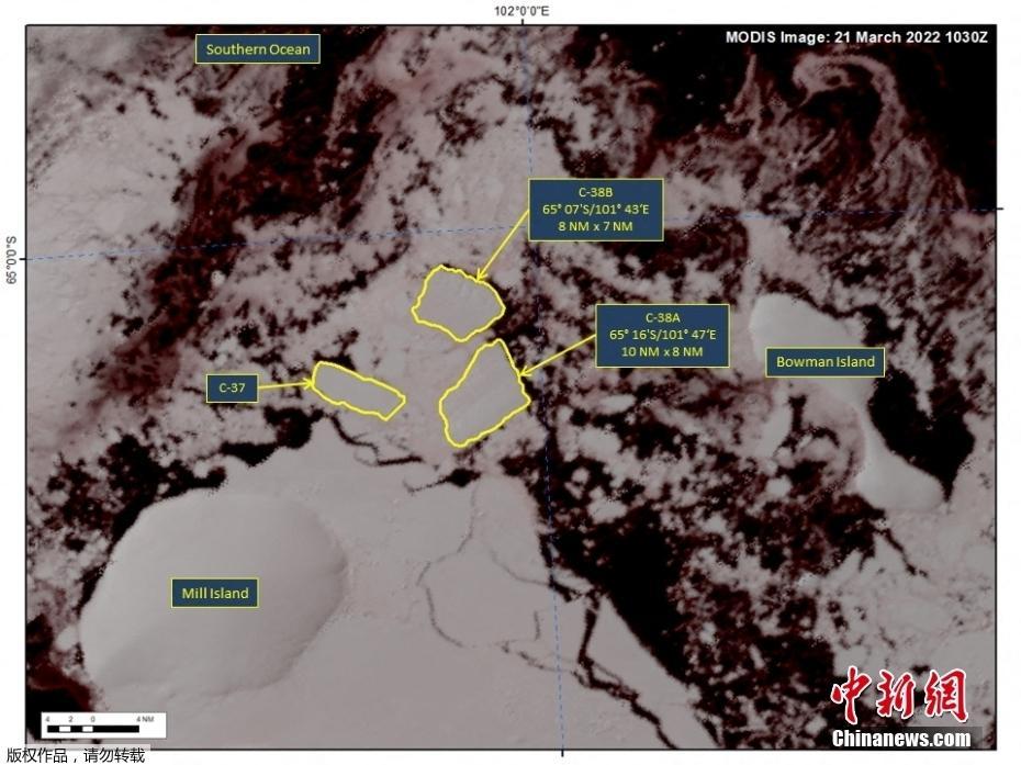 南極一冰架崩解 面積與美國城市洛杉磯相仿