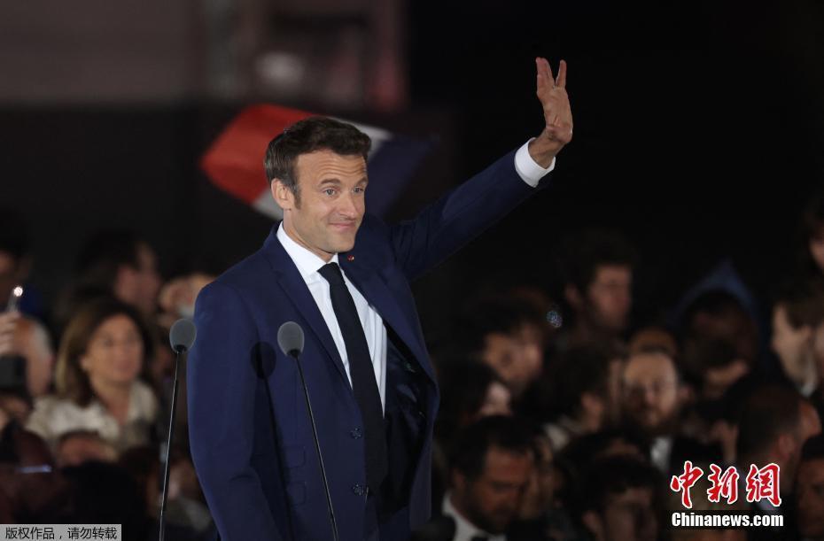 馬克龍贏得法國大選成功連任