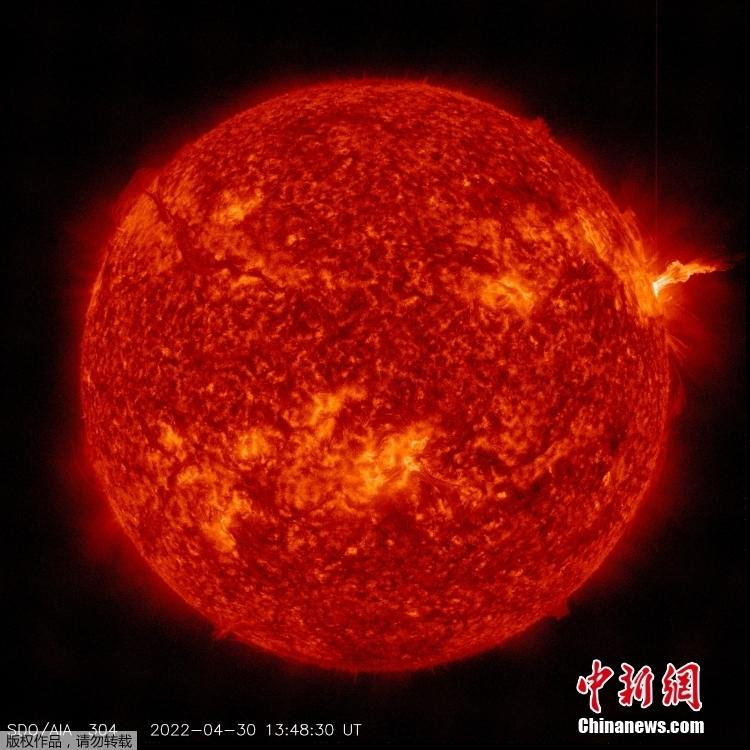 NASA捕捉X級最強(qiáng)烈等級太陽耀斑圖像