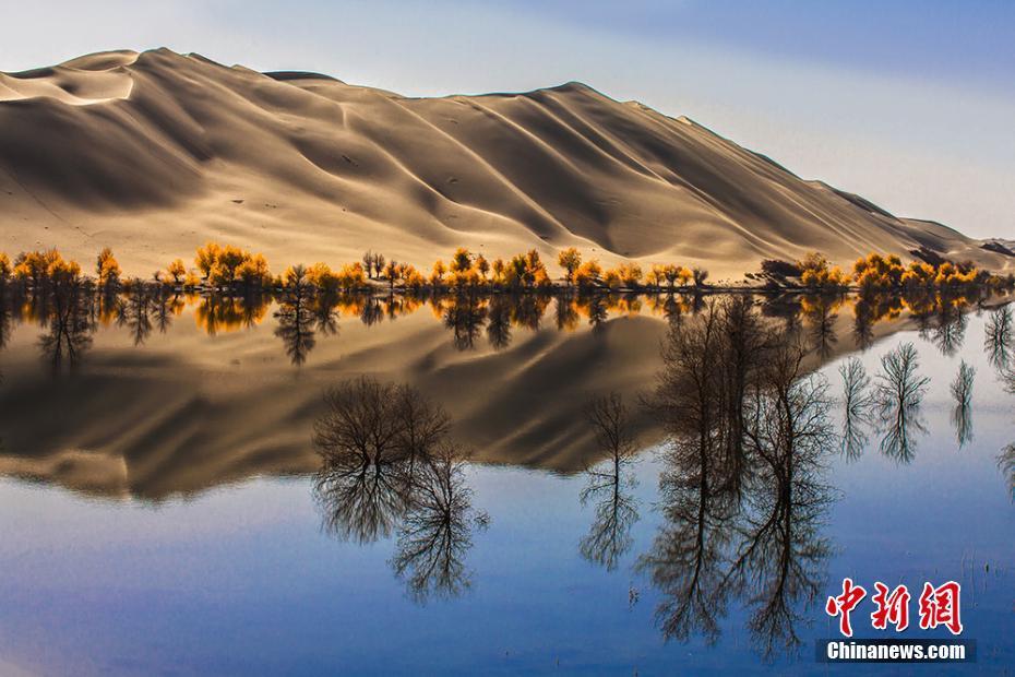 “沙漠明珠”新疆葫蘆島最美觀賞季 盡顯安寧深遠(yuǎn)幽靜