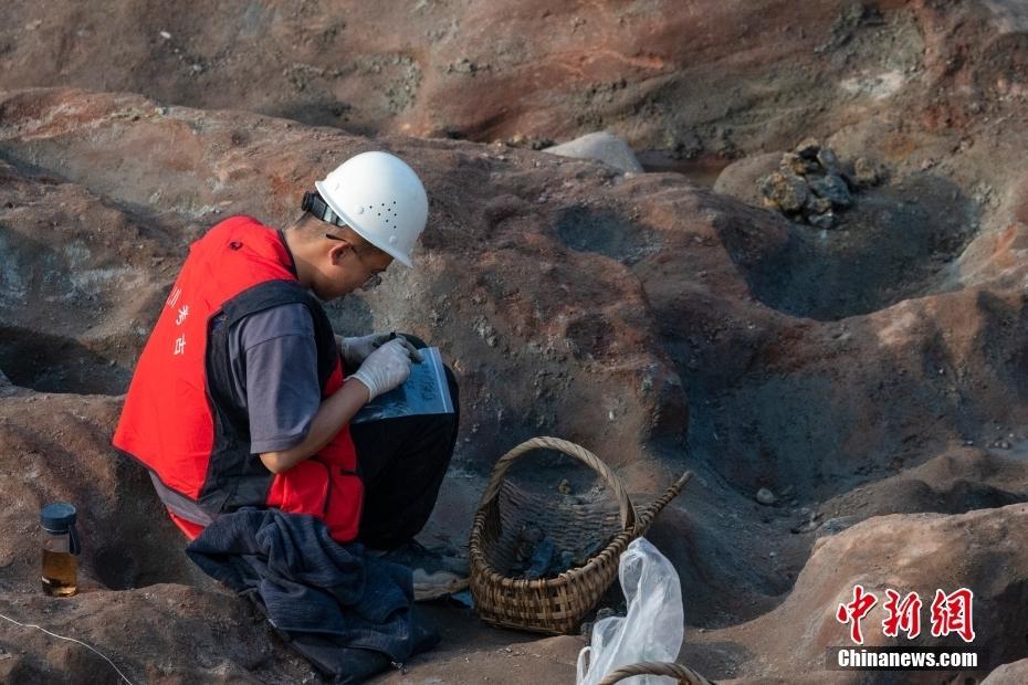 四川眉山江口明末戰(zhàn)場遺址新一輪發(fā)掘工作緊張進行