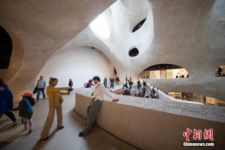 美國(guó)自然歷史博物館新館域開放 洞穴空間吸引民眾打卡