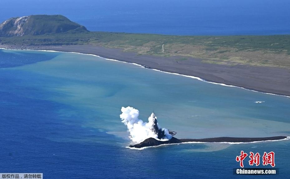 日本硫磺島附近海底火山噴發(fā) 形成新島嶼