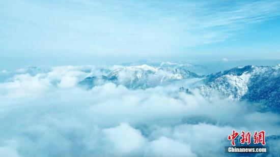 “積雪浮云端” 冬日秦嶺宛若仙境