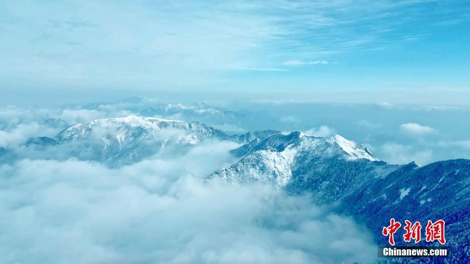 “積雪浮云端” 冬日秦嶺宛若仙境