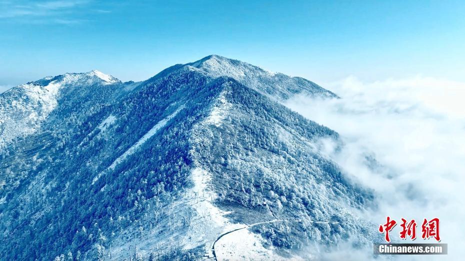 “積雪浮云端” 冬日秦嶺宛若仙境