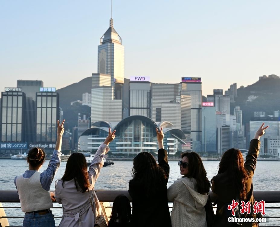新年伊始 旅客到訪香港游玩