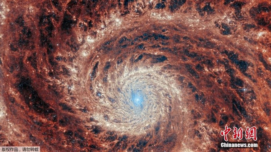 M51漩渦星系圖像被評(píng)為2023年韋伯太空望遠(yuǎn)鏡拍攝到的最佳照片