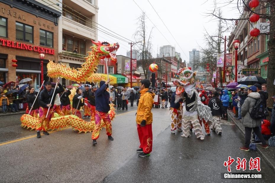 加拿大溫哥華華埠新春大游行規(guī)模創(chuàng)歷史新高