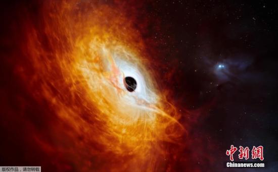 天文学家发现成长最快黑洞 每天饭量是一个太阳