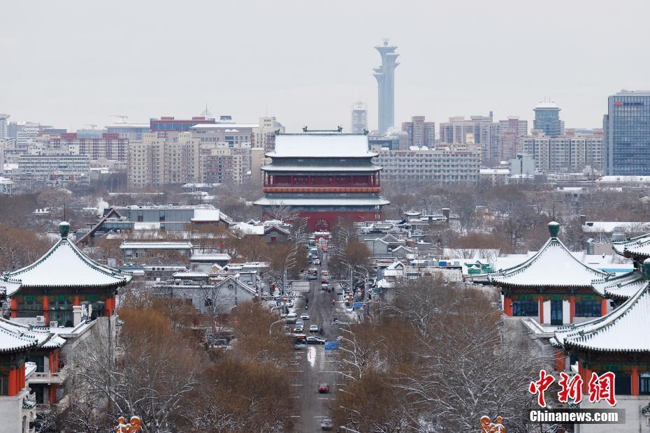 北京雪后銀裝素裹