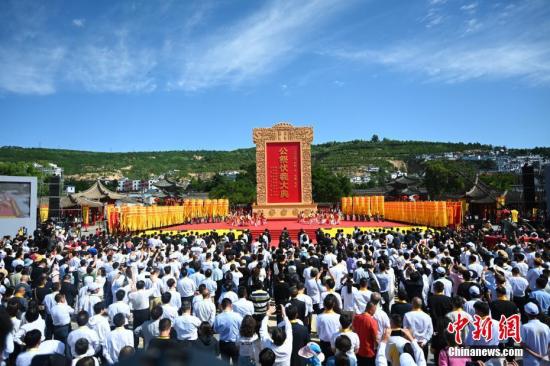 2024（甲辰）年公祭中华人文始祖伏羲大典在甘肃天水举行