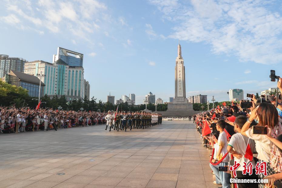 “八一” 建軍節(jié) 江西南昌舉行升旗儀式