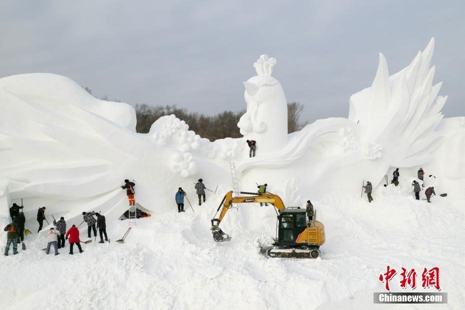 第37屆哈爾濱太陽島雪博會試開園