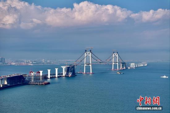 厦金大桥（厦门段）加速推进 工程建设如火如荼