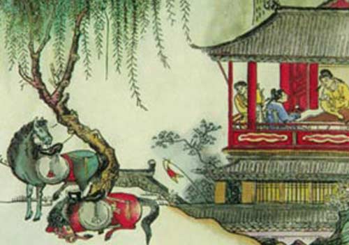 折柳赠别(《唐诗三百首》)清明作为重要的农事节日和传统的民俗节日