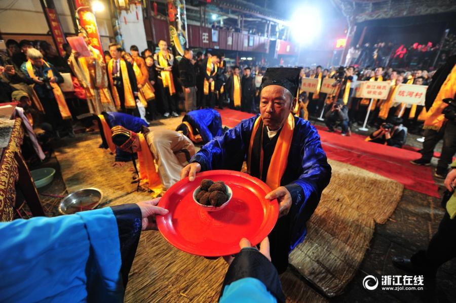 三门祭冬印象为世界非遗代表作目录项目留影